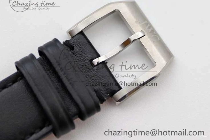MIROTIME 0503 UrbanStyle Mark XVIII IW327012 SS M+F 1:1 Best Edition White Dial on Black Leather Strap A 7054